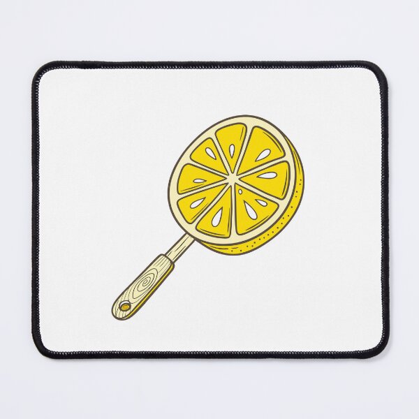 Item preview, Lemon Slice Lollipop Illustration - Fresh and Playful Citrus Design designed and sold by Timegraf.