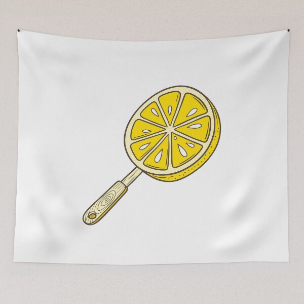 Item preview, Lemon Slice Lollipop Illustration - Fresh and Playful Citrus Design designed and sold by Timegraf.