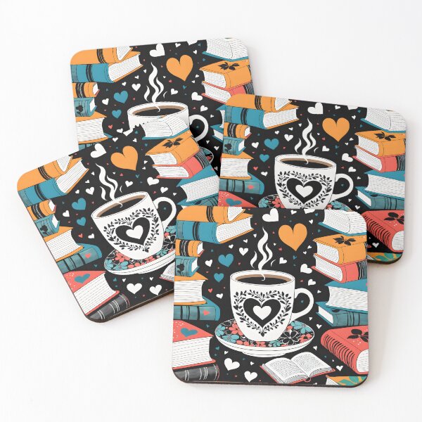 Item preview, Coffee and books designed and sold by MarisePix.