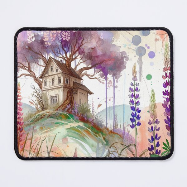 Item preview, Whimsical Cottage by Watercolor designed and sold by Beyondnote-Art.