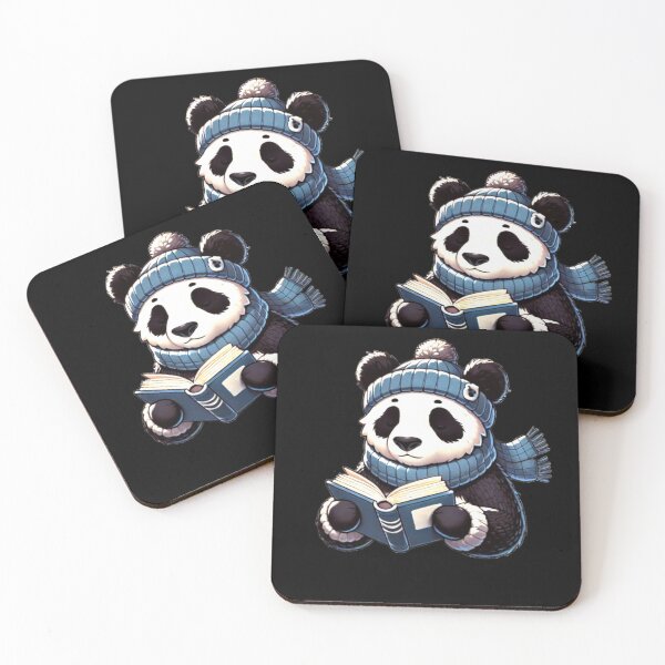 Item preview, All the Cool Kids are Reading, Book Panda Lovers  designed and sold by Creat-Des.
