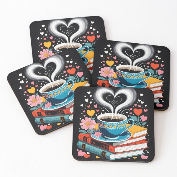 Item preview, Coffee and books designed and sold by MarisePix.