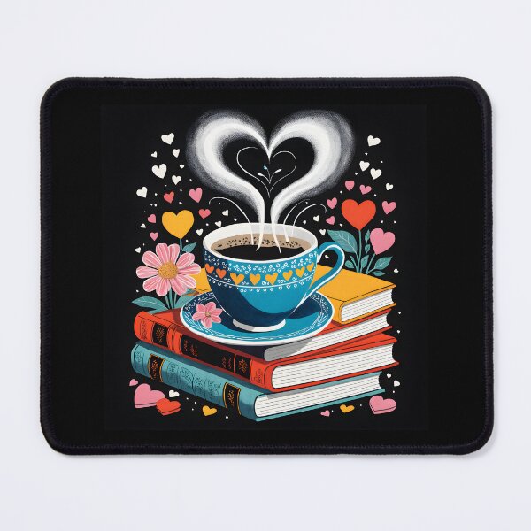 Item preview, Coffee and books designed and sold by MarisePix.