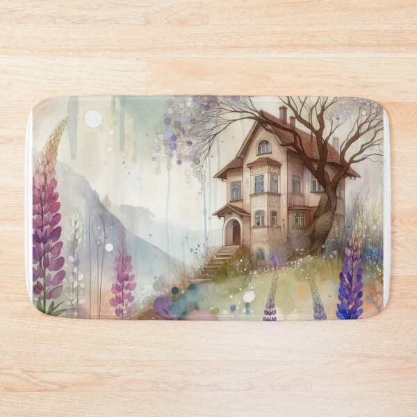 Item preview, Whimsical Cottage by Watercolor designed and sold by Beyondnote-Art.