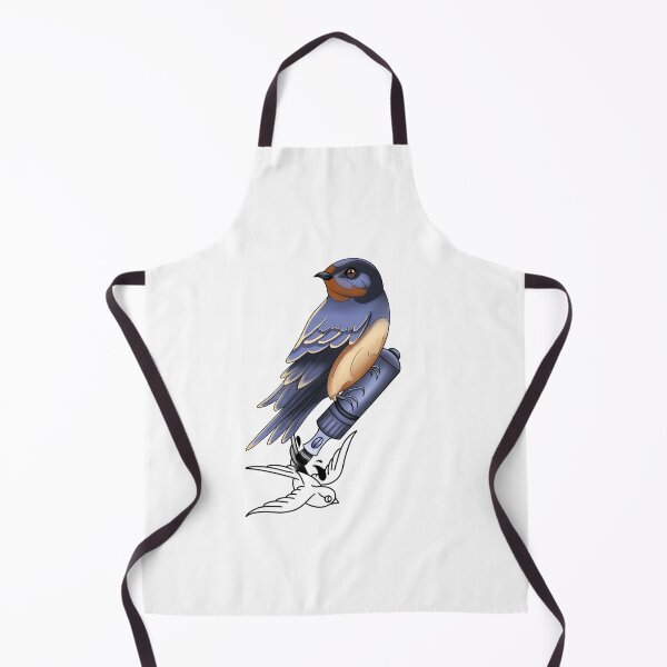 Item preview, Swallow bird tattooing a swallow bird designed and sold by theartsyeq_art.