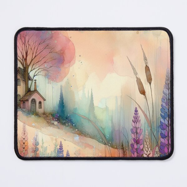 Item preview, Whimsical Cottage by Watercolor designed and sold by Beyondnote-Art.