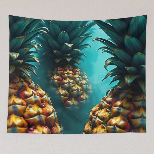 Item preview, Mystical Pineapple Grove in Aquatic Hues designed and sold by ChrisButler.