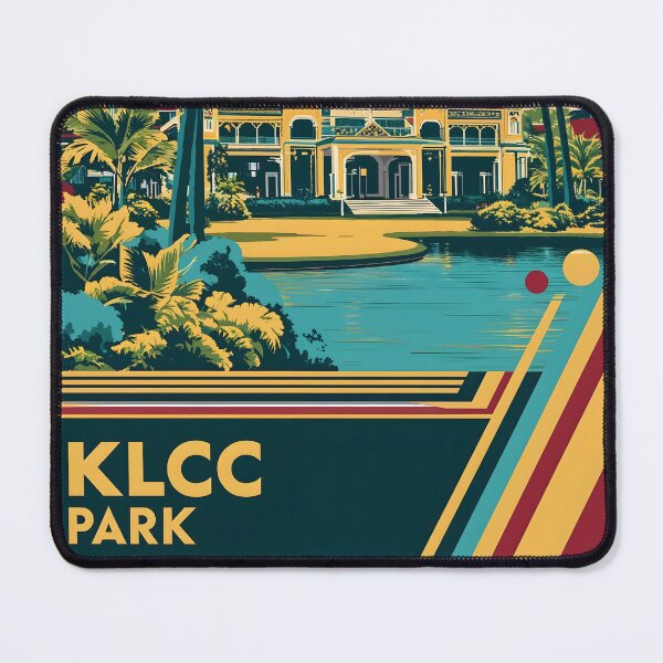 Item preview, KLCC Park Malaysia Vintage Travel Tourism designed and sold by TravelersGems.