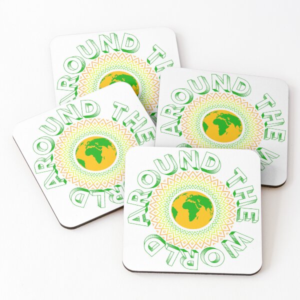 Item preview, Around the world (Green) designed and sold by 24annie24.