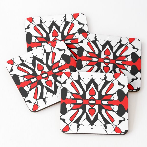 Item preview, black, white and red pattern... designed and sold by Harryucksche.