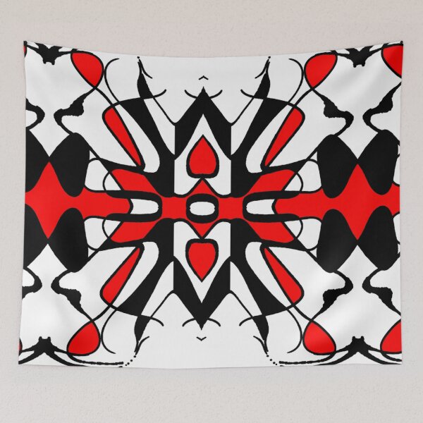 Item preview, black, white and red pattern... designed and sold by Harryucksche.
