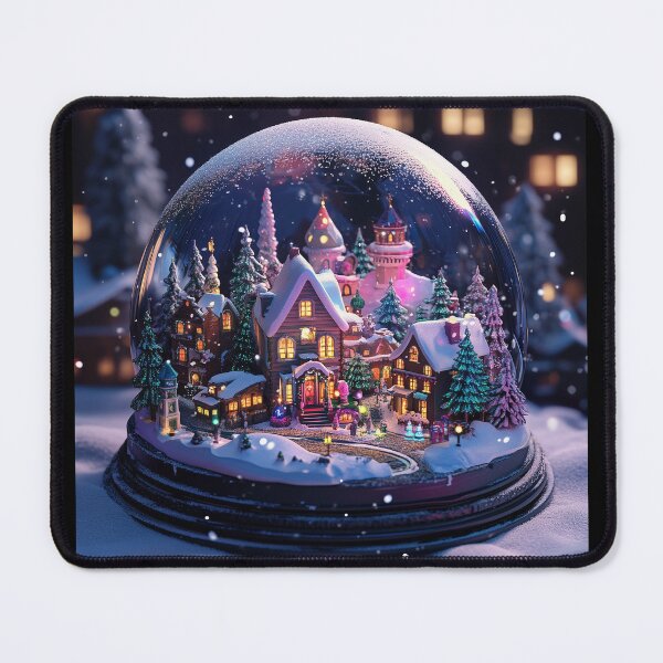 Item preview, Christmas Village Snowglobe designed and sold by MdMathias.