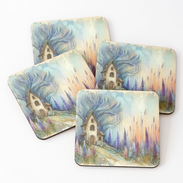 Item preview, Whimsical Cottage by Watercolor designed and sold by Beyondnote-Art.