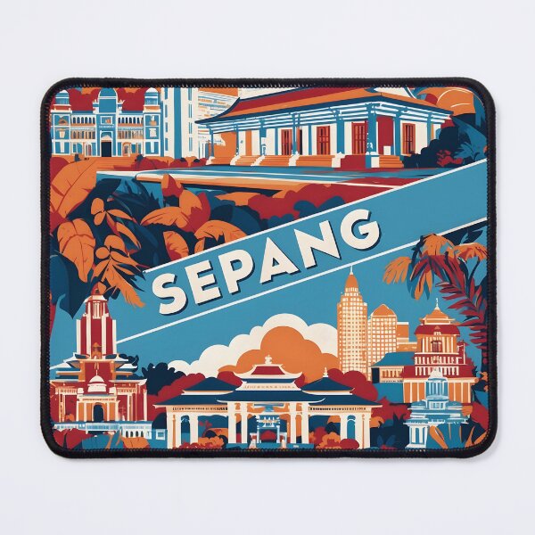Item preview, Sepang Hill Malaysia Vintage Travel Tourism designed and sold by TravelersGems.