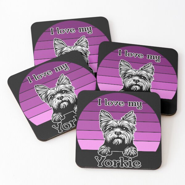 Item preview, Yorkies designed and sold by EnchantedOwl.