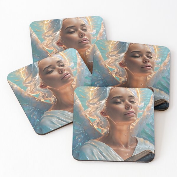 Item preview, Ethereal Angelic Artwork - Divine Serenity and Light designed and sold by Collision19.