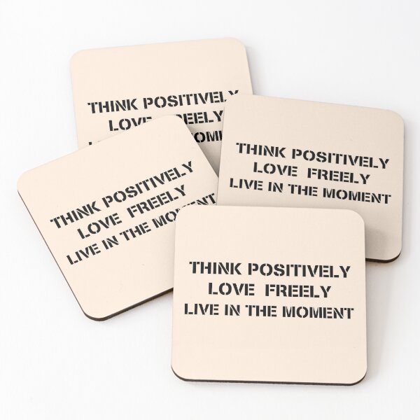 Item preview, 'Think positively...' designed and sold by GoodNRG Boutique .