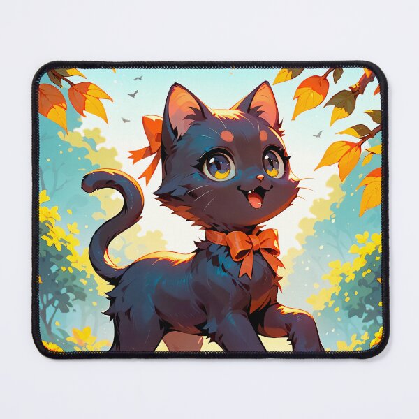 Item preview, Kitten walking in the forest designed and sold by Cute-adorable.