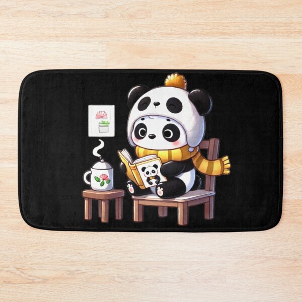 Item preview, All the Cool Kids are Reading, Book Panda Lovers  designed and sold by Creat-Des.