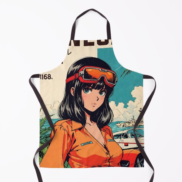 Item preview, Dakar Senegal Retro Anime Girl 80s Vintage Travel designed and sold by Retro-Anime9.