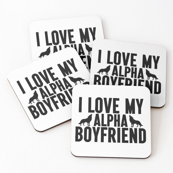 Item preview, I Love My Alpha Boyfriend Wolf designed and sold by Promoc.