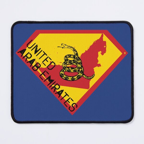 Item preview, UNITED ARAB EMIRATES Spell Out - Freedom Is The Superpower - Gadsden Snake Flag - Dont Tread On Me SUPERHERO design designed and sold by pelagio.