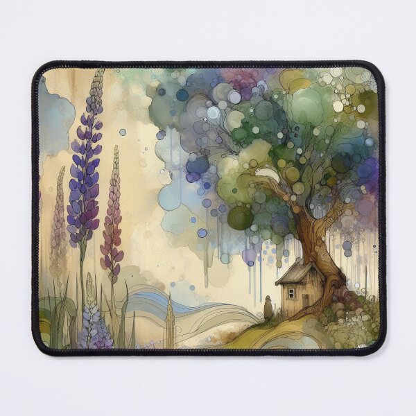 Item preview, Whimsical Cottage by Watercolor designed and sold by Beyondnote-Art.