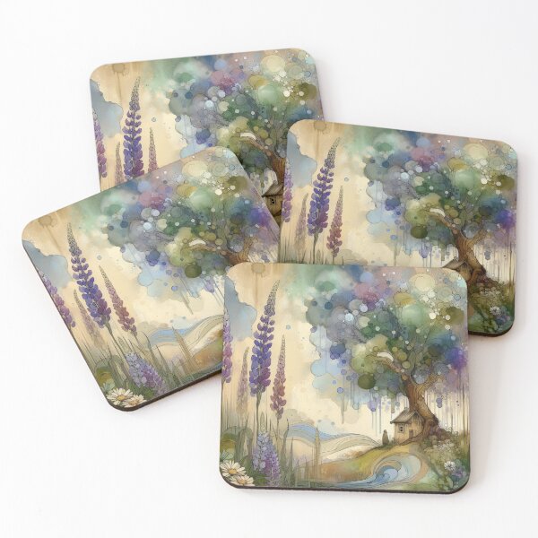 Item preview, Whimsical Cottage by Watercolor designed and sold by Beyondnote-Art.
