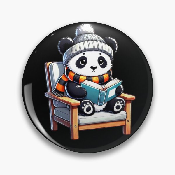 Item preview, All the Cool Kids are Reading, Book Panda Lovers  designed and sold by Creat-Des.
