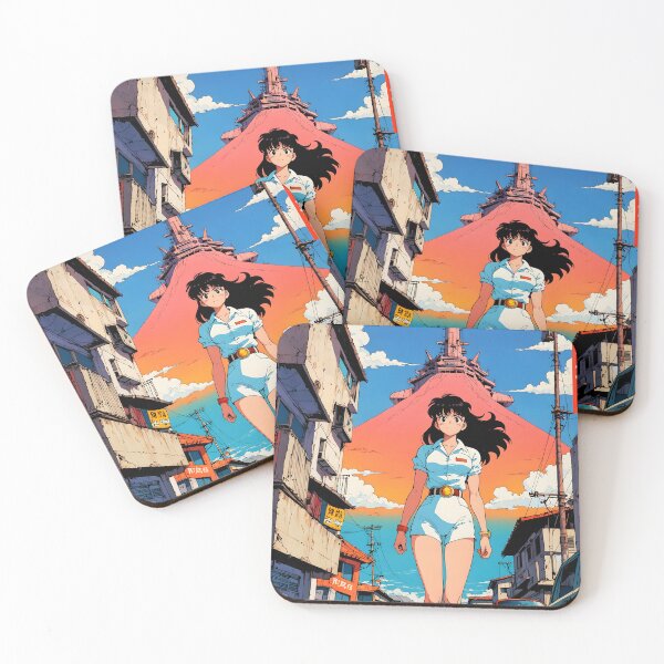 Item preview, Sierra Leone Africa Retro Anime Girl 80s Vintage Travel designed and sold by Retro-Anime9.