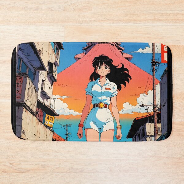 Item preview, Sierra Leone Africa Retro Anime Girl 80s Vintage Travel designed and sold by Retro-Anime9.