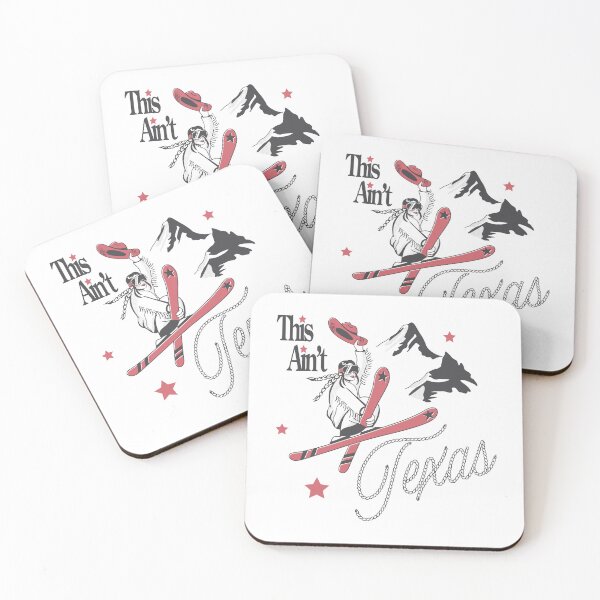 Item preview, This Ain't Texas Ski Cowgirl Country Western Trendy Retro Mountain Aesthetic Graphic designed and sold by Maekayla Ward.