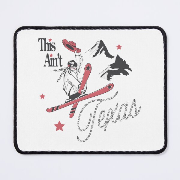 Item preview, This Ain't Texas Ski Cowgirl Country Western Trendy Retro Mountain Aesthetic Graphic designed and sold by Maekayla Ward.