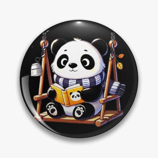 Item preview, All the Cool Kids are Reading, Book Panda Lovers  designed and sold by Creat-Des.