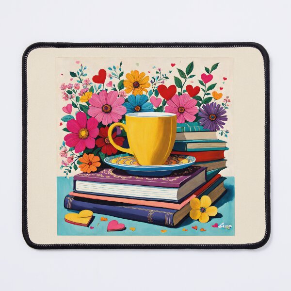 Item preview, Coffee and books designed and sold by MarisePix.