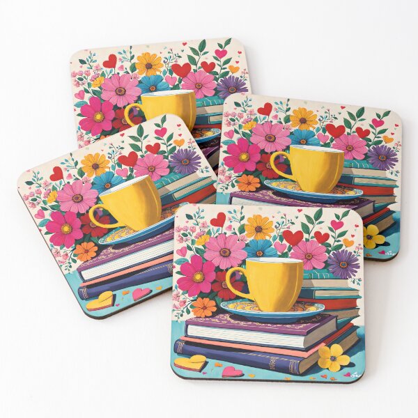 Item preview, Coffee and books designed and sold by MarisePix.