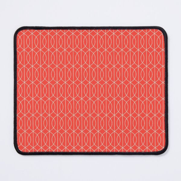 Item preview, Art Deco Pattern 10 - Off-White on Light Red designed and sold by elektronen.