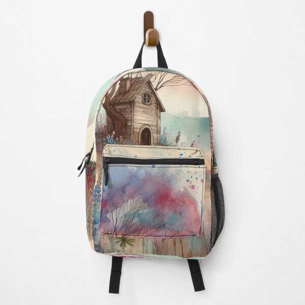 Item preview, Whimsical Cottage by Watercolor designed and sold by Beyondnote-Art.