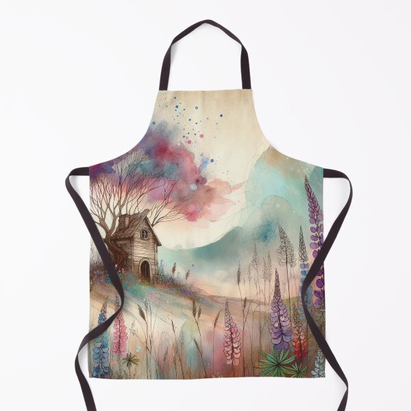 Item preview, Whimsical Cottage by Watercolor designed and sold by Beyondnote-Art.