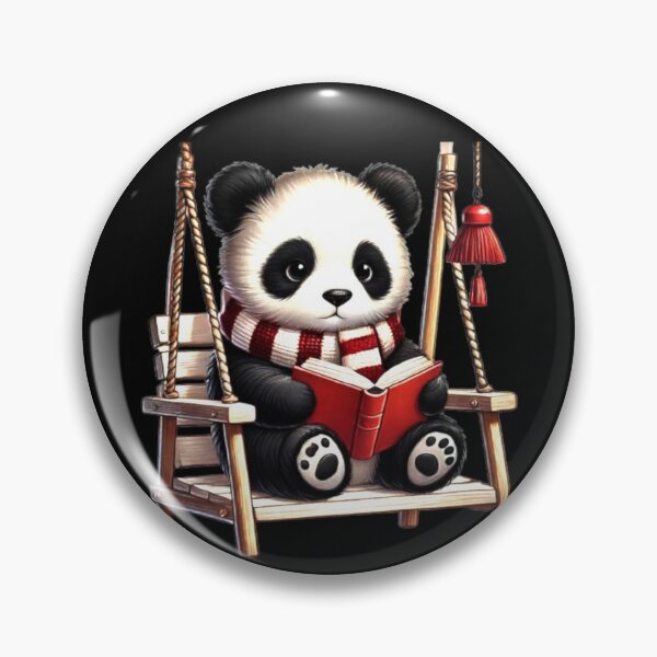 Item preview, All the Cool Kids are Reading, Book Panda Lovers  designed and sold by Creat-Des.
