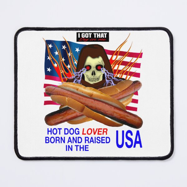 Item preview, Hot Dog Lover Born And Raised In The USA designed and sold by blueversion.