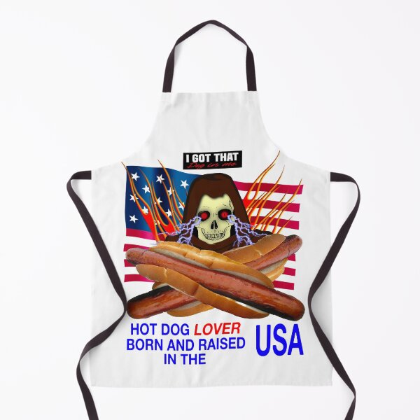 Item preview, Hot Dog Lover Born And Raised In The USA designed and sold by blueversion.