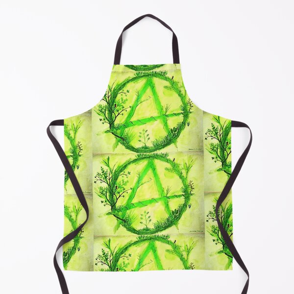 Item preview, Eco Green Anarchy Art Print - Richardo Freeman designed and sold by Earth Nature Creations.