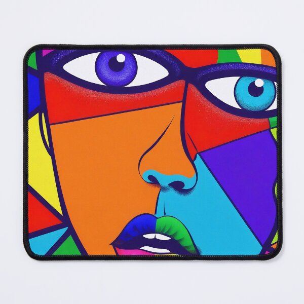Item preview, Pop art face 001 designed and sold by DJVYEATES.