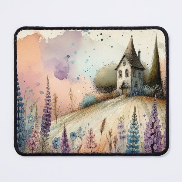 Item preview, Whimsical Cottage by Watercolor designed and sold by Beyondnote-Art.