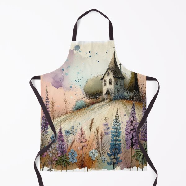 Item preview, Whimsical Cottage by Watercolor designed and sold by Beyondnote-Art.