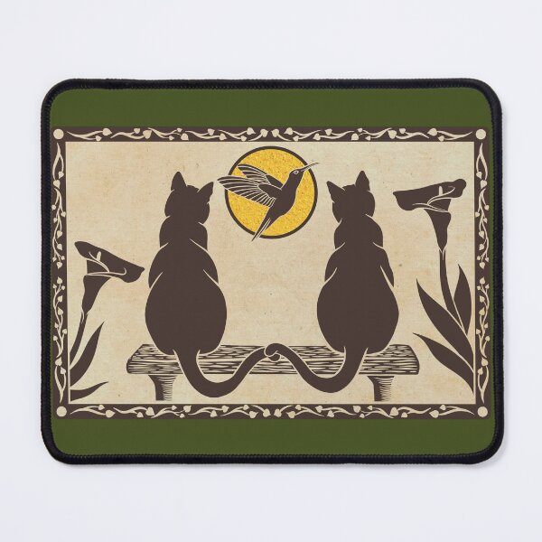Item preview, The Lovecats and the Hummingbird designed and sold by sandmannarts.