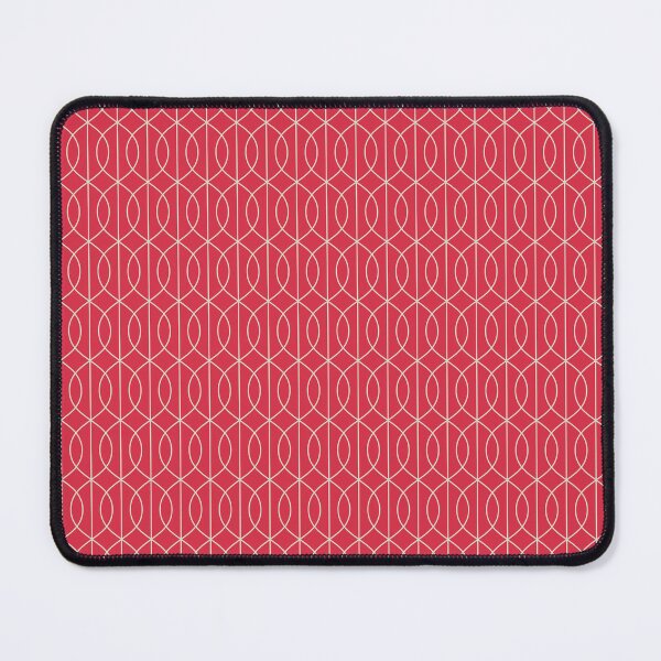 Item preview, Art Deco Pattern 10 - Off-White on Paradise Pink designed and sold by elektronen.