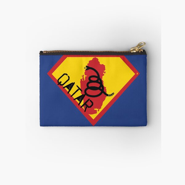 Item preview, QATAR  Spell Out - Freedom Is The Superpower - Modern Gadsden Snake Flag - Dont Tread On Me SUPERHERO design designed and sold by pelagio.