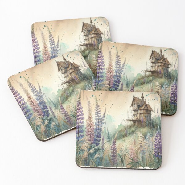 Item preview, Whimsical Cottage by Watercolor designed and sold by Beyondnote-Art.